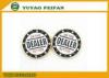 Classical Metal poker chips White Background Golden In Back Side