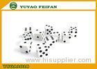 Plastic Regular Roll 6 Sided Dice Sets With Black Dot Square Corner