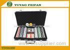 Black Case 300 Piece Poker Set Includes Laser Las Vegas Poker Chips