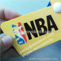 Custom Transparent Destructible Vinyl Sticker Eggshell Clear Self-destruct Permanent Adhesive Labels With Logo Printed