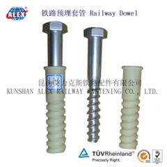 Railway plastic Dowels