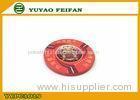 One Bund Custom Pure Ceramic Poker Chip Design Vivid Red For Supermarket