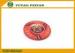 One Bund Custom Pure Ceramic Poker Chip Design Vivid Red For Supermarket