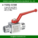 M22*1.5 female thread high pressure ball valve with welded connection