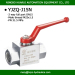 M22*1.5 female thread high pressure ball valve with welded connection