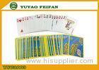 Yellow Blue Personalized Poker Playing Cards Paper Playing Cards