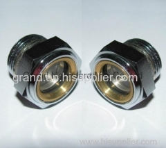 Domed oil sight glass NPT 1/2