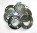 Steel Flange fused sight windows glass