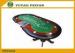 3 TO 1 Texas Hold Em Table with Dealer Position Poker Chips Tray