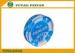 Big Blue Texas Holdem Poker Dealer Button Acrylic Transparent Color