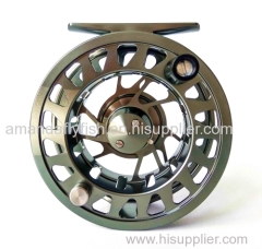 Fly Fishing Reel And Spare Spools with CNC-machined Aluminum Alloy Body