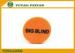 ROHS / SGS PP Yellow Round Big Dealer Button Poker For Game