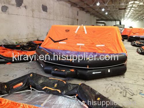 SOLAS standard marine inflatable rigid type life raft