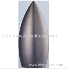 2015 Hot Sale 53L Metal Curtain Rod Finial