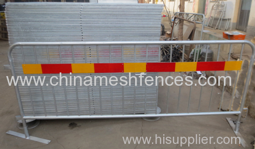 Tubular Steel Loose Foot Crowd Control Barrier