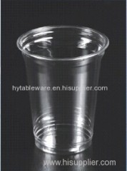 16oz/500ml PET Clear disposable cups with dome&flat lid for juice drinking 69*63*121mm