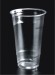 24oz/660ml PET Clear disposable cups with dome&flat lid for juice drinking 98*59*153mm