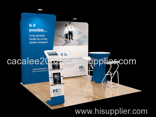 Exhibition booth advetising display(Tension fabric display stand)