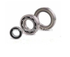 Deep groove ball bearing for low noise motor