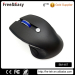 Black optical wireless mouse for PC