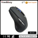 Black optical wireless mouse for PC