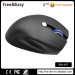 Black optical wireless mouse for PC