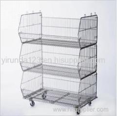 wire mesh dump bin