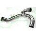 Sliver Exhaust Pipe For BMW R 1100 S Catalytic Converter Cat Eliminator Mid decat Pipe Exhaust