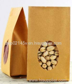 Paper Plastic Take Out Flat Bottom Bags