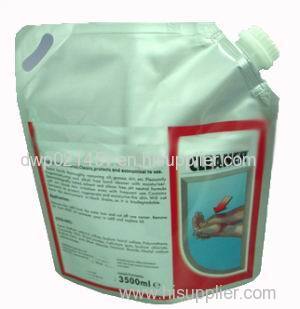 Plastic Spout Cleaner Liquid Bags