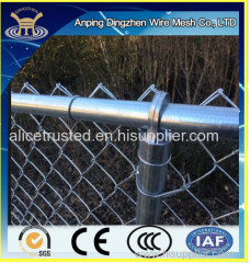 50x50mm pvc coated metal mesh chain link fence for sale