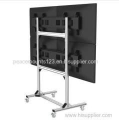 Universal Video Wall Stand for 2X2 Video Walls