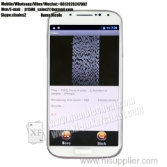 White K4 Samsung Galaxy Mobile Poker Analyzer / Poker Scanner New Design And Technology