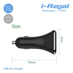 i-Regal Bone shape 5V 5.2A 3 USB ports car charger for mobile phones