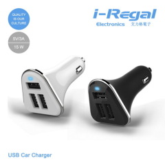 i-Regal Bone shape 5V 5.2A 3 USB ports car charger for mobile phones