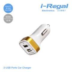 Hot selling CE FCC ROHS promotional universal phone car charger for Samsung S4 S5 S6 Iphone Ipad tablet