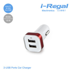 Hot selling CE FCC ROHS promotional universal phone car charger for Samsung S4 S5 S6 Iphone Ipad tablet