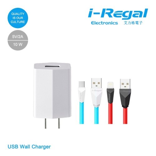 Portable high quality universal usb wall charger with mirco USB for phones