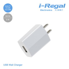 Portable high quality universal usb wall charger with mirco USB for phones