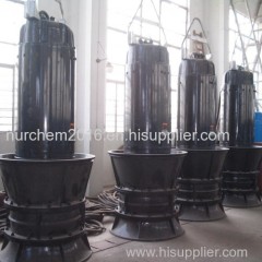 submersible axial (mixed)-flow pump