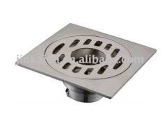 high quality ss304 floor drain with clean out