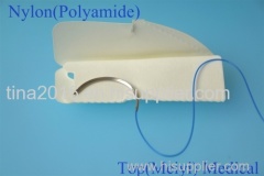 Non-absorbables surgical sutures with needle Nylon monoment STERILE
