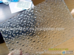 figured float glass for decoration