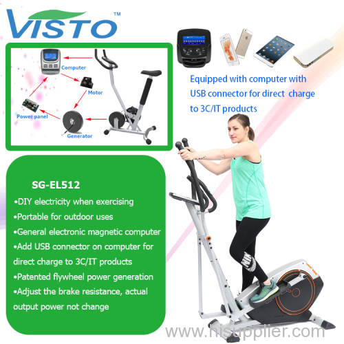 Self-generating Fitness Bike Green Power Bike elliptical bike bicicleta magnetica bicicleta eliptica