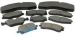 ront rear genuine brake pads Toyota