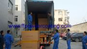 powder coating machine loading