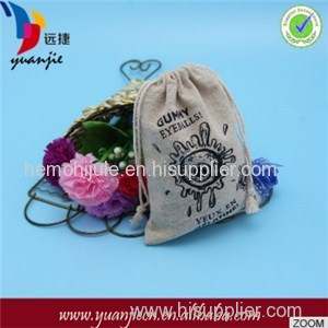 Drawstring Jute Pouch Product Product Product