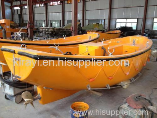 7 persons open type lifeboat FRP rescue life boat