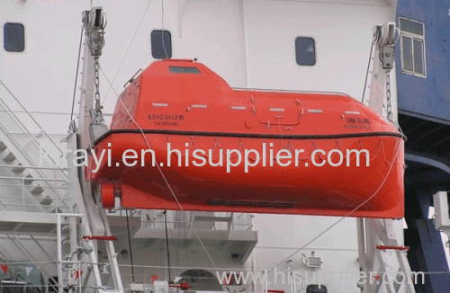 Marine ocean enclosed boat lifeboat with engine for ships