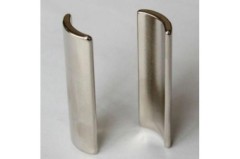 Rare earth arc shape N35 Ni plated Sintered neodymium magnets sale prices
